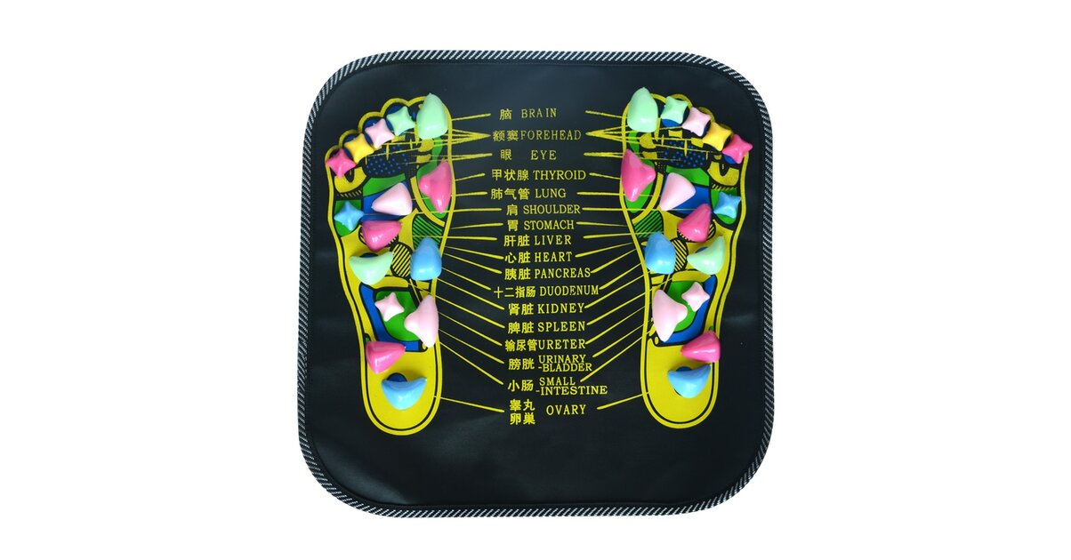 Tapis De Massage Réflexologie Plantaire - Pour Relaxation Et Marche Zen - Neuf - Modèle BEM14
